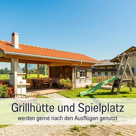 Biohof Burger, 3 Sonnige Fewo, Alle Mit Balkon, Spielzimmer, Grillhuette, 7 Km Vor Oberstdorf Farm stay