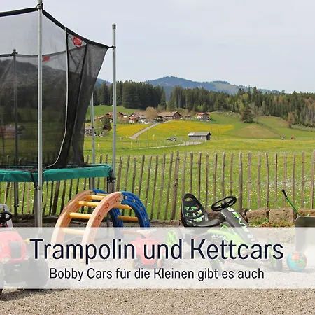 Biohof Burger, 3 Sonnige Fewo, Alle Mit Balkon, Spielzimmer, Grillhuette, 7 Km Vor Oberstdorf 팜스테이 *
