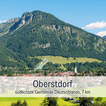 Biohof Burger, 3 Sonnige Fewo, Alle Mit Balkon, Spielzimmer, Grillhuette, 7 Km Vor Oberstdorf * 博尔斯特尔朗