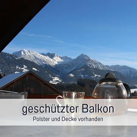 Biohof Burger, 3 Sonnige Fewo, Alle Mit Balkon, Spielzimmer, Grillhuette, 7 Km Vor Oberstdorf * Bolsterlang