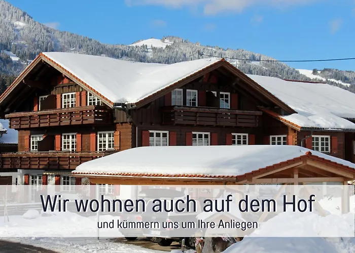 Bauernhof Biohof Burger, 3 Sonnige Fewo, Alle Mit Balkon, Spielzimmer, Grillhütte, 7 Km Vor Oberstdorf