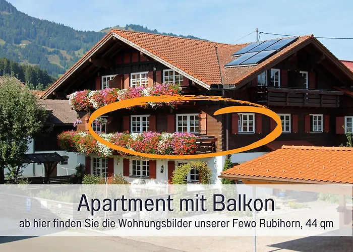 Biohof Burger, 3 Sonnige Fewo, Alle Mit Balkon, Spielzimmer, Grillhütte, 7 Km Vor Oberstdorf Bauernhof Bolsterlang