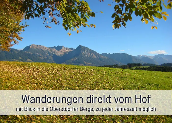 Biohof Burger, 3 Sonnige Fewo, Alle Mit Balkon, Spielzimmer, Grillhuette, 7 Km Vor Oberstdorf Bolsterlang