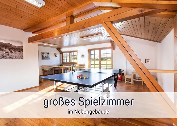 Biohof Burger, 3 Sonnige Fewo, Alle Mit Balkon, Spielzimmer, Grillhütte, 7 Km Vor Oberstdorf Bauernhof Bolsterlang