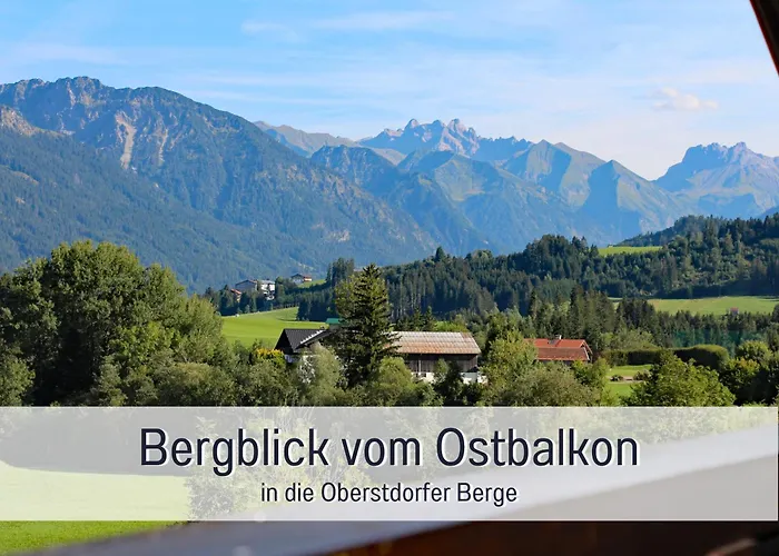 Biohof Burger, 3 Sonnige Fewo, Alle Mit Balkon, Spielzimmer, Grillhütte, 7 Km Vor Oberstdorf Bauernhof *